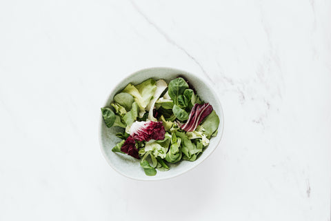 Warmed Winter Greens Salad