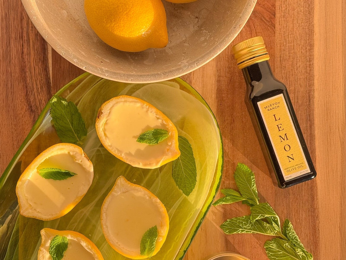 Lemon Olive Oil Posset