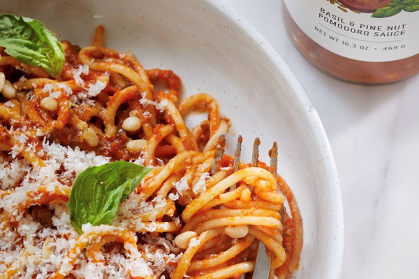 Basil & Pine Nut Spaghetti
