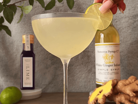 White Ginger-Lime Gimlet