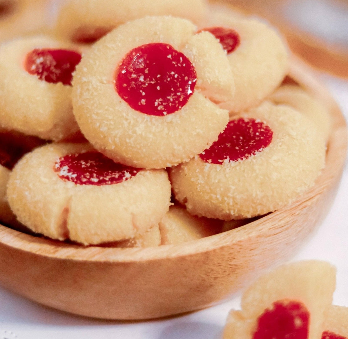 Savory Thumbprint Cookies