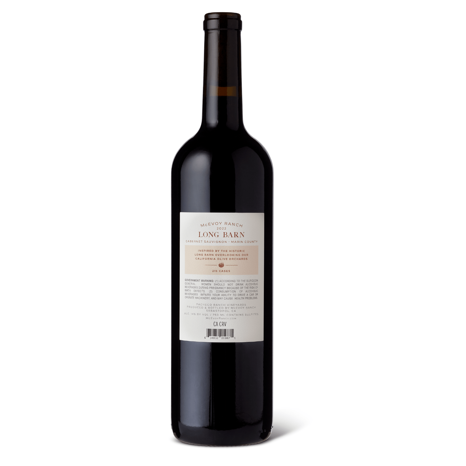 2022 Long Barn Cabernet Sauvignon