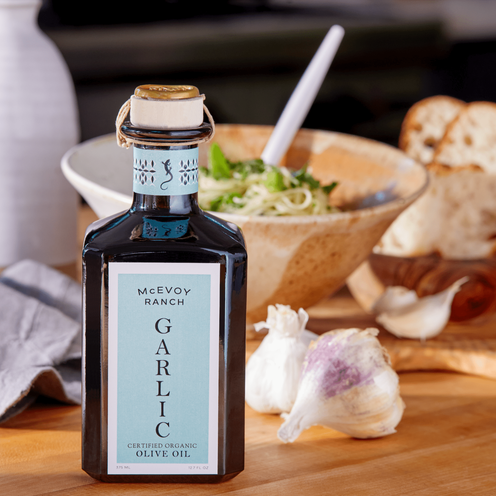 Organic Garlic Olive Oil