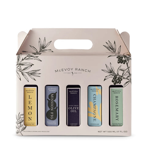 5-Piece Olive Oil & Vinegar Gift Pack
