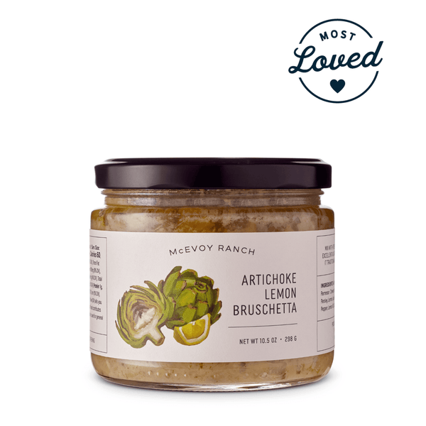 Artichoke Lemon Bruschetta - McEvoy Ranch