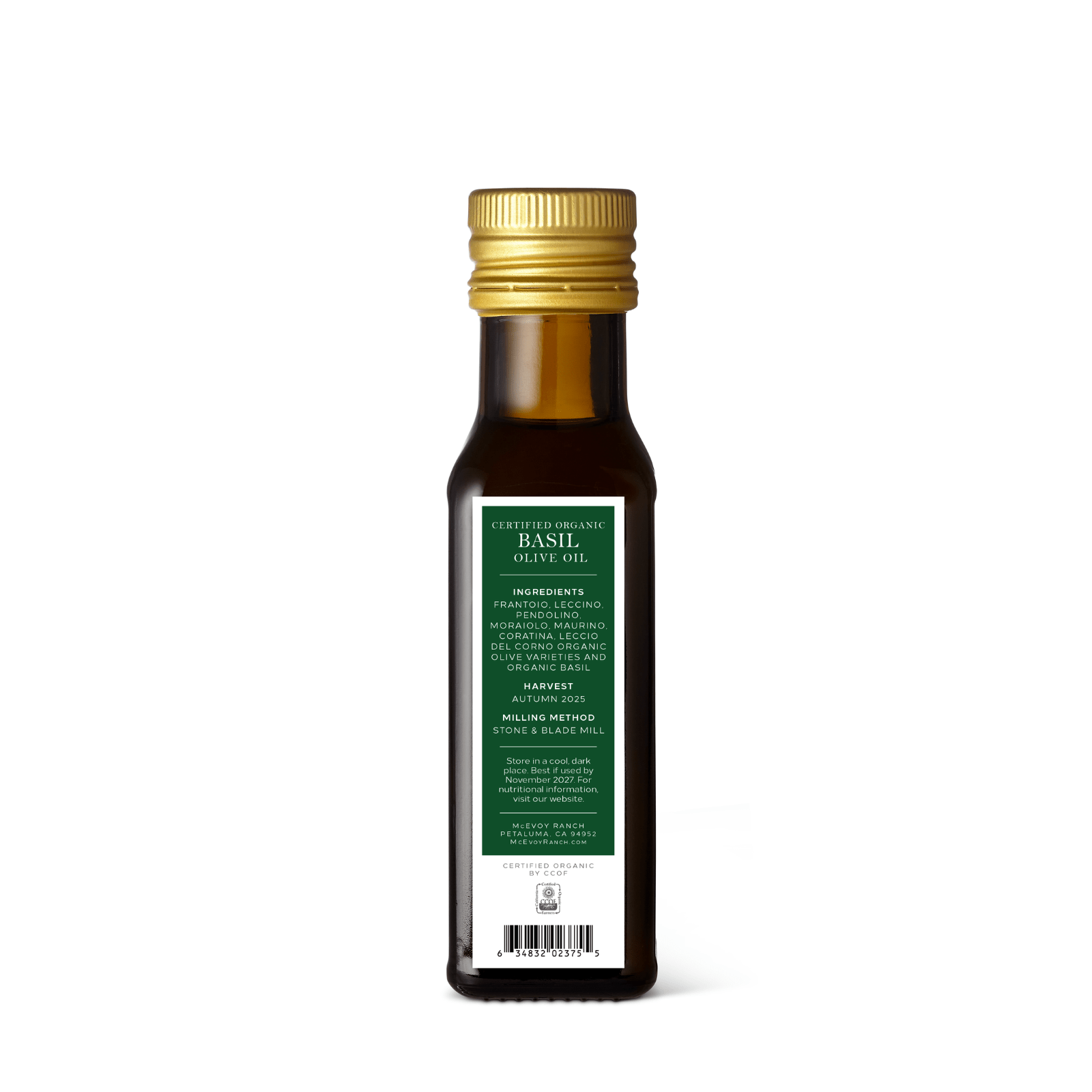 Organic Basil Olive Oil
