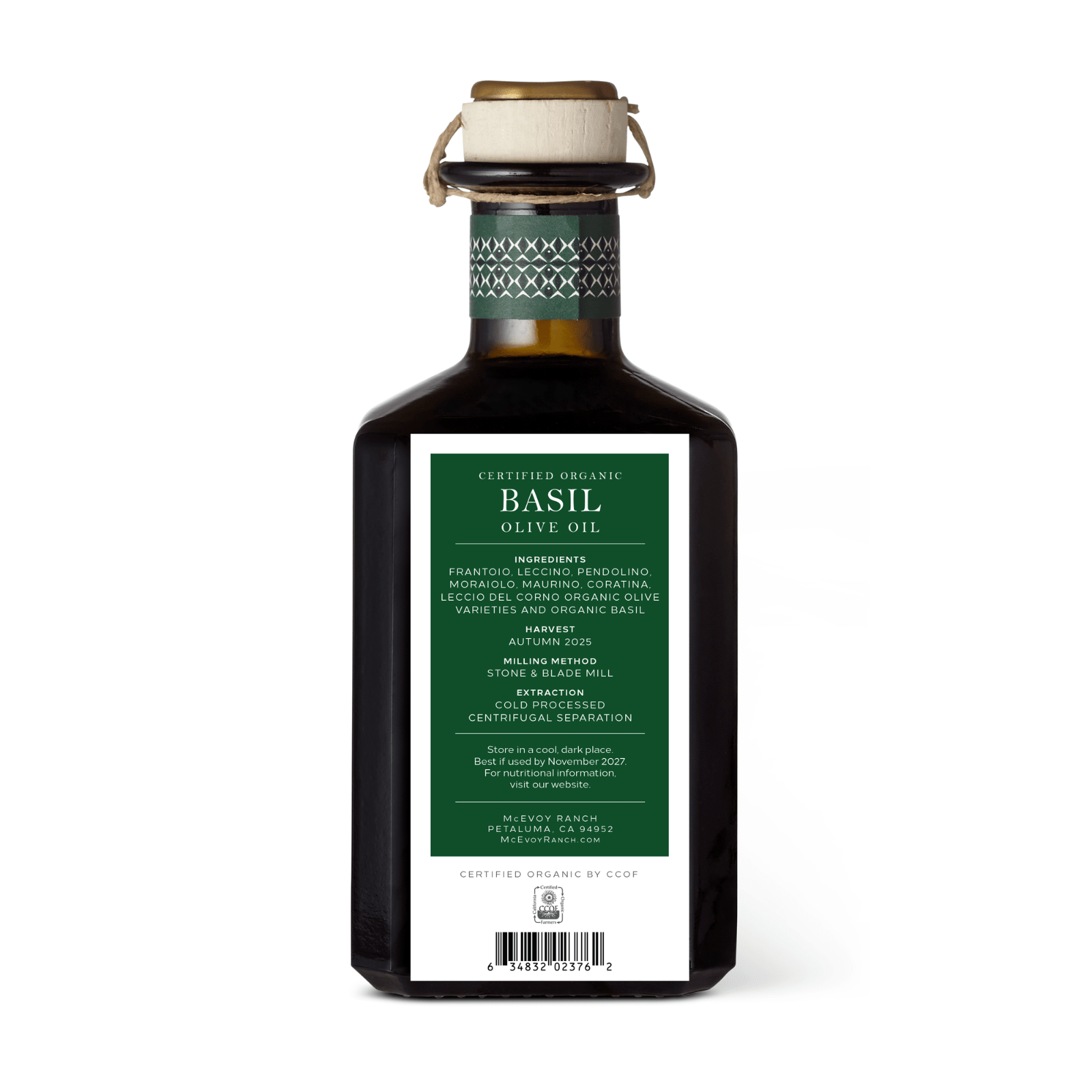 Organic Basil Olive Oil