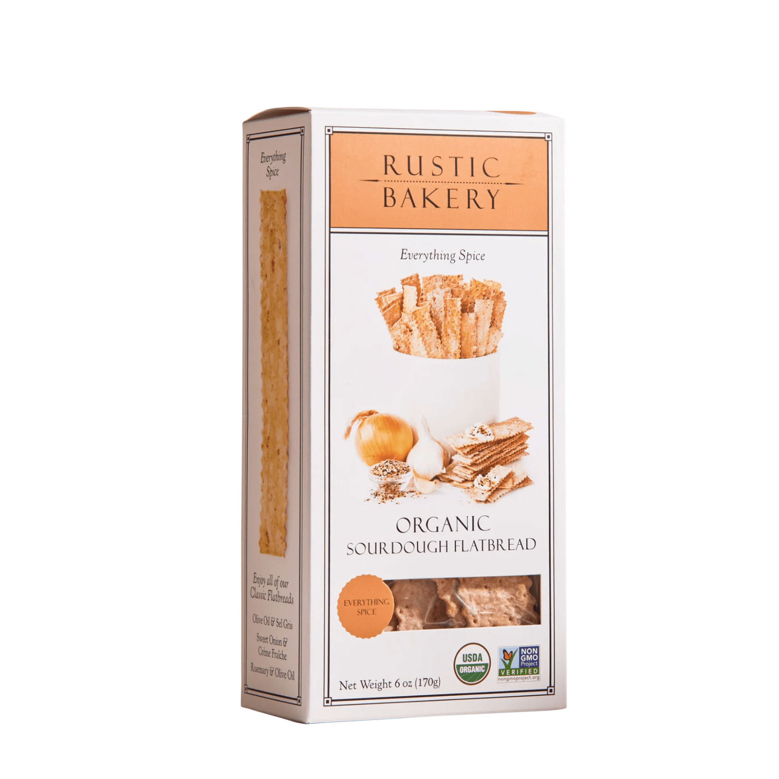 Rustic Bakery Everything Spice Flatbread Crackers