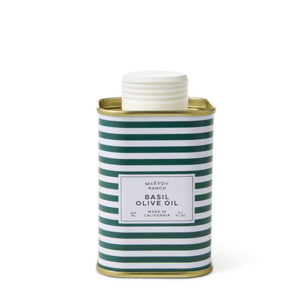 Stripes Organic Basil Olive Oil