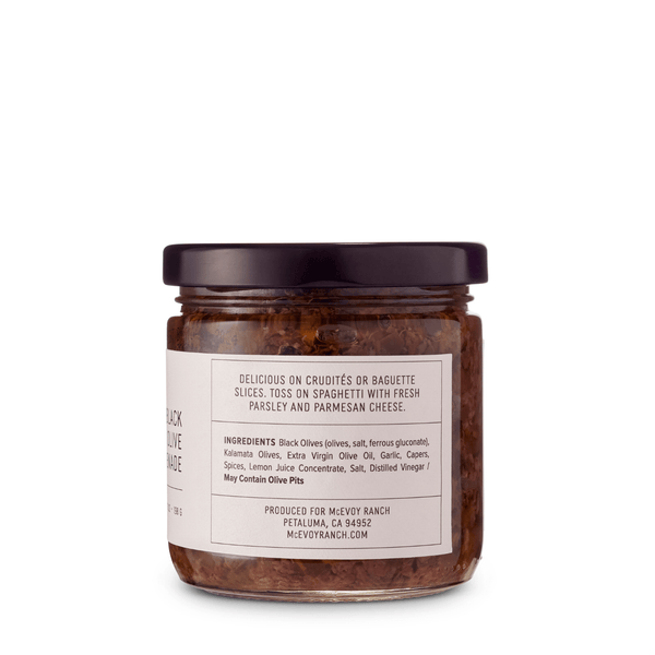 Black Olive Tapenade - McEvoy Ranch