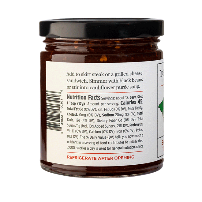 jar of smoky tomato jam