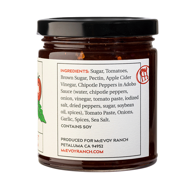 jar of smoky tomato jam
