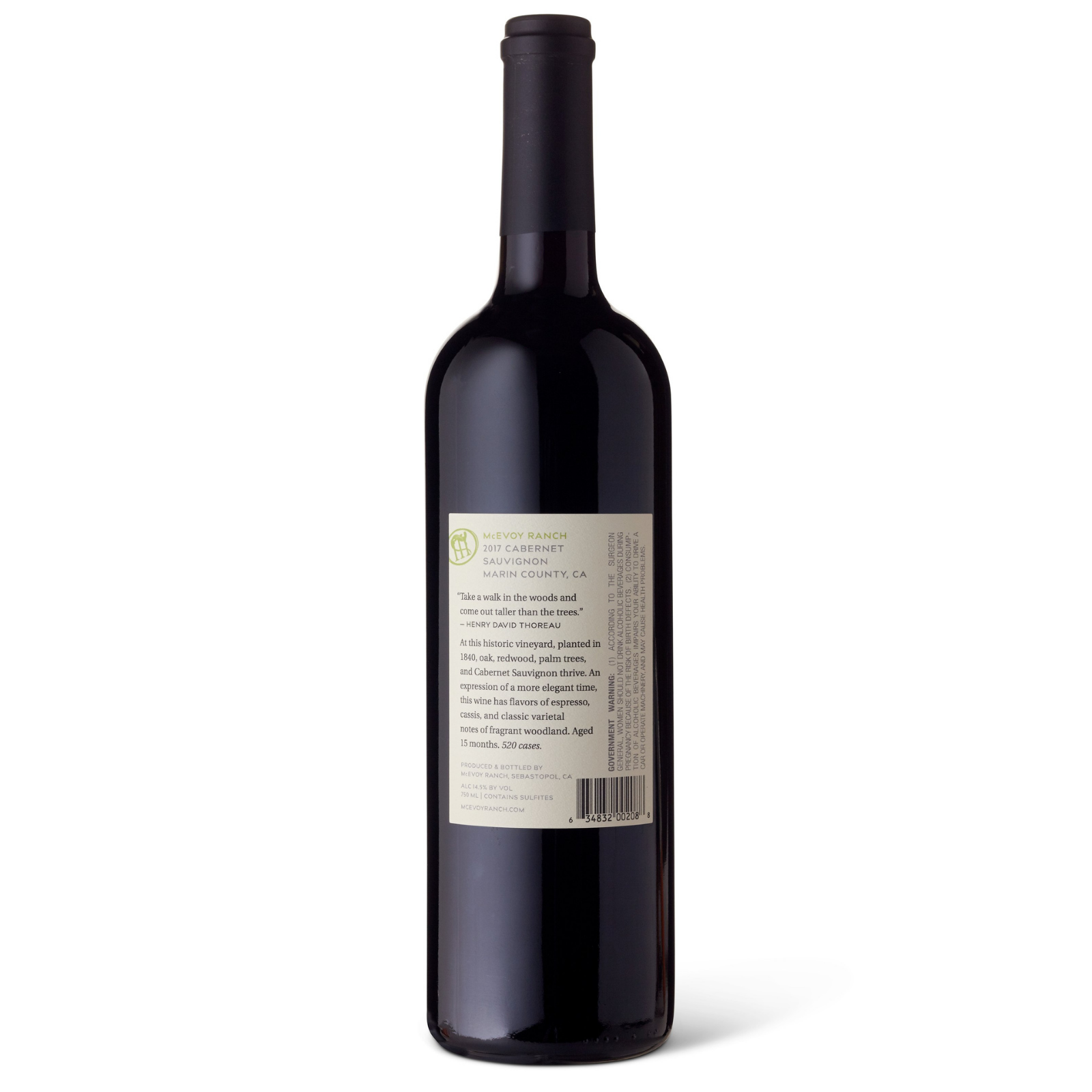 2017 Pacheco Ranch Vineyard Cabernet Sauvignon
