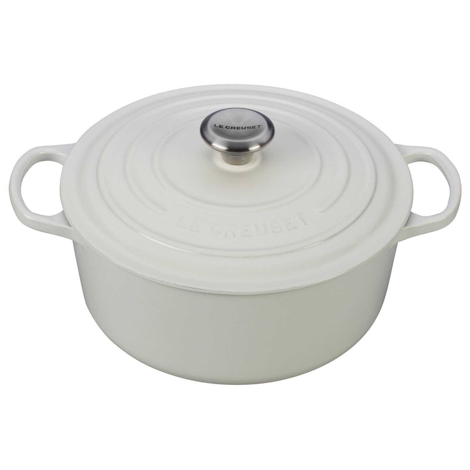 Le Creuset Round Dutch Oven - White 5.5 qt.