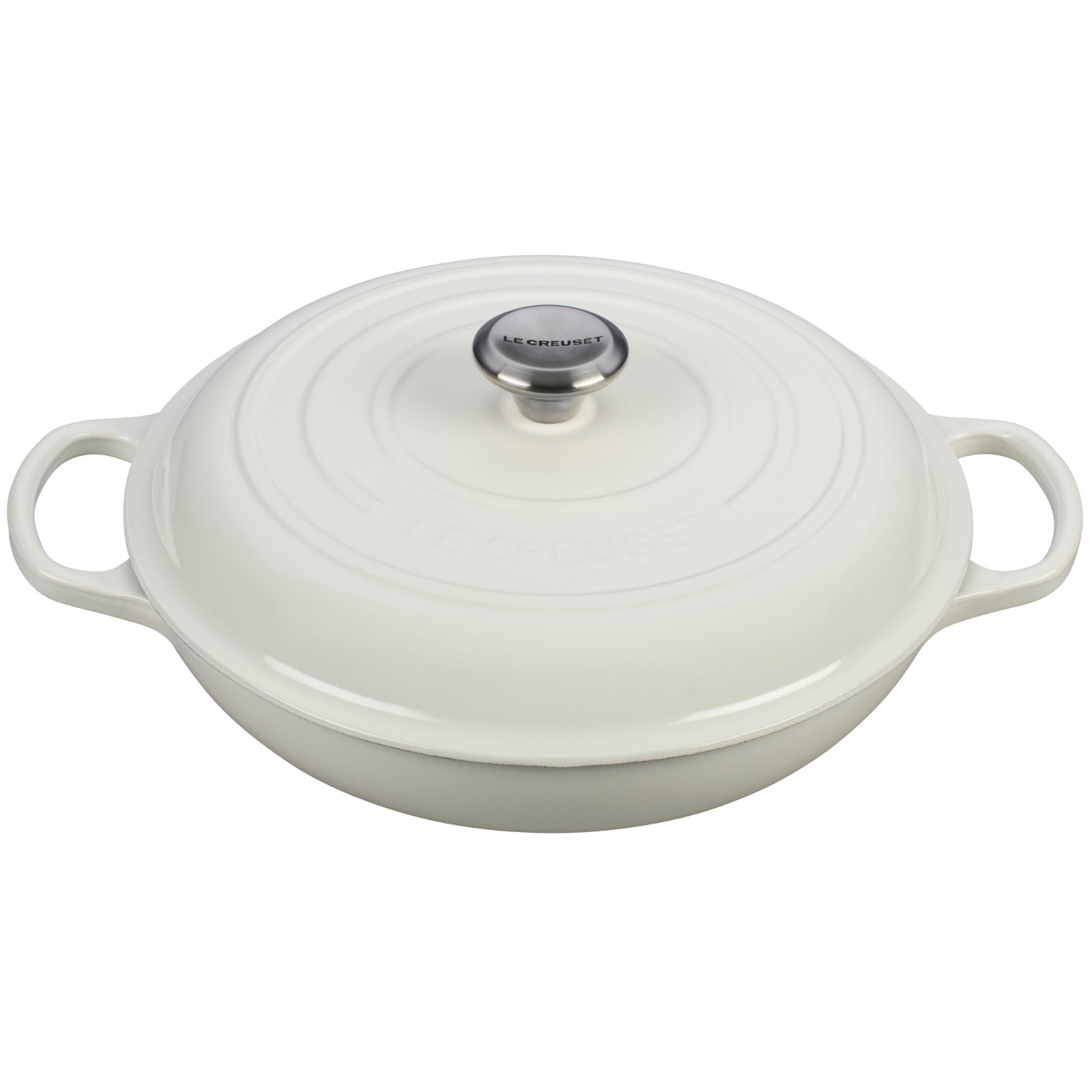 Le Creuset Braiser - White 3.5 qt.