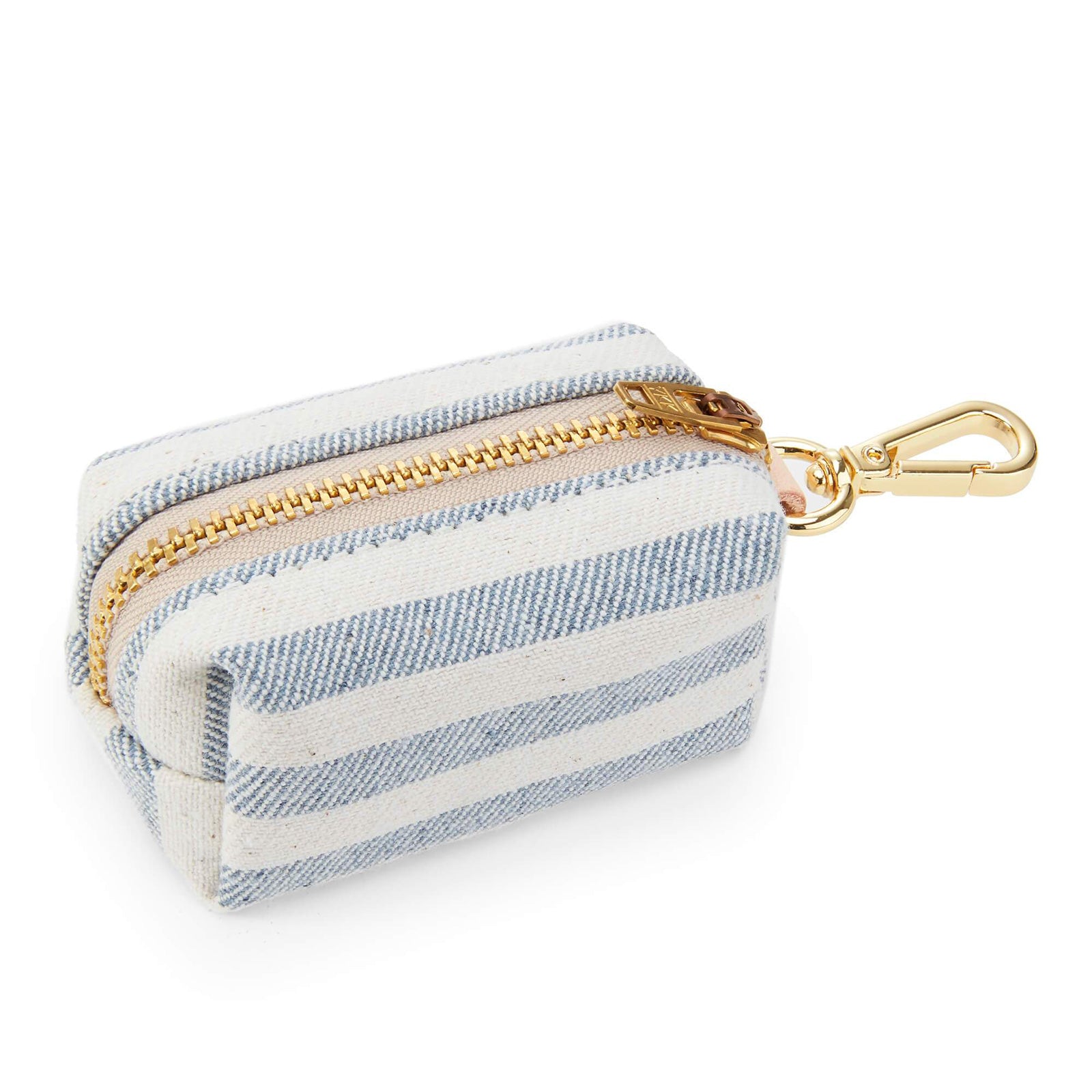 Foggy Dog Waste Bag Dispenser - Upcycled Denim Stripe