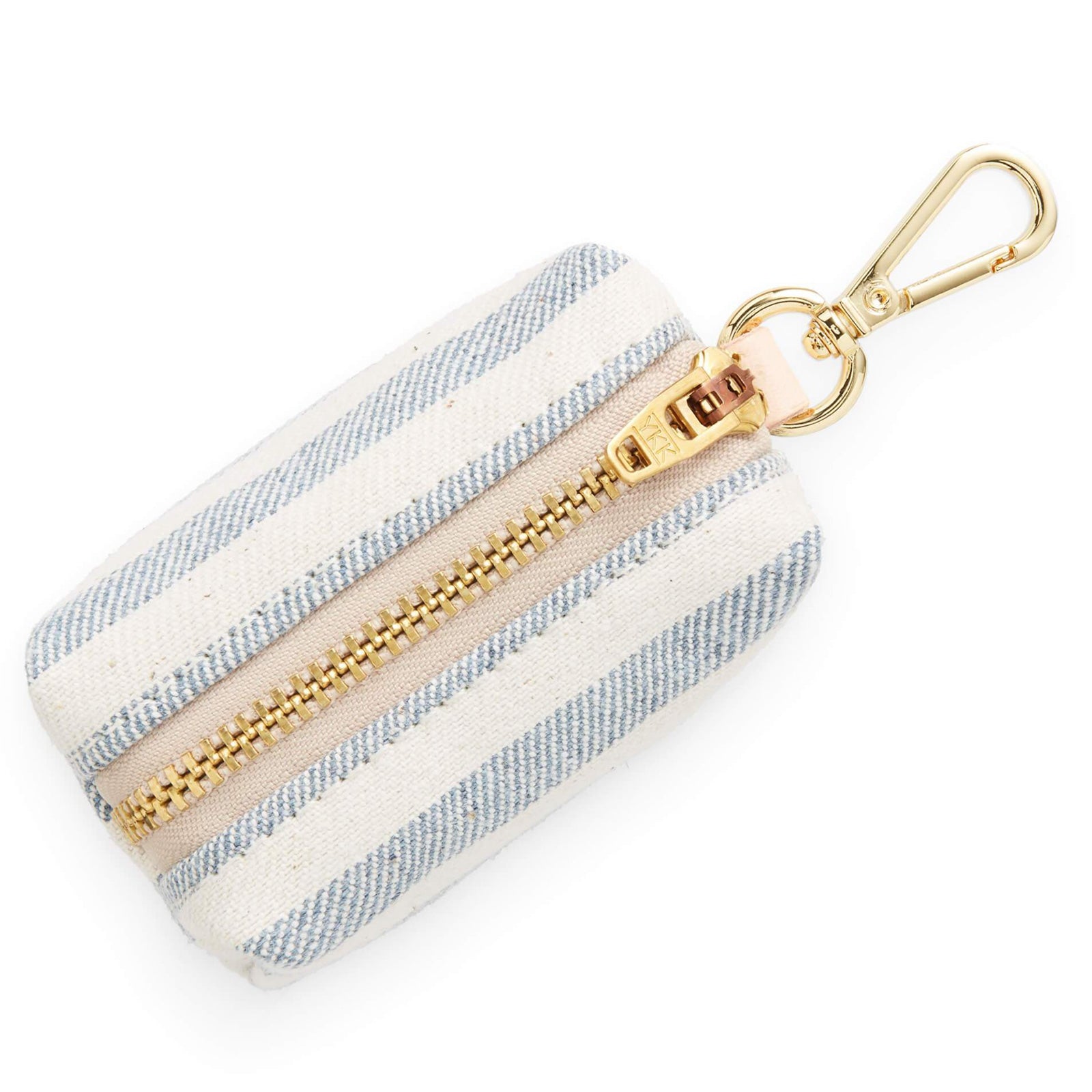 Foggy Dog Waste Bag Dispenser - Upcycled Denim Stripe