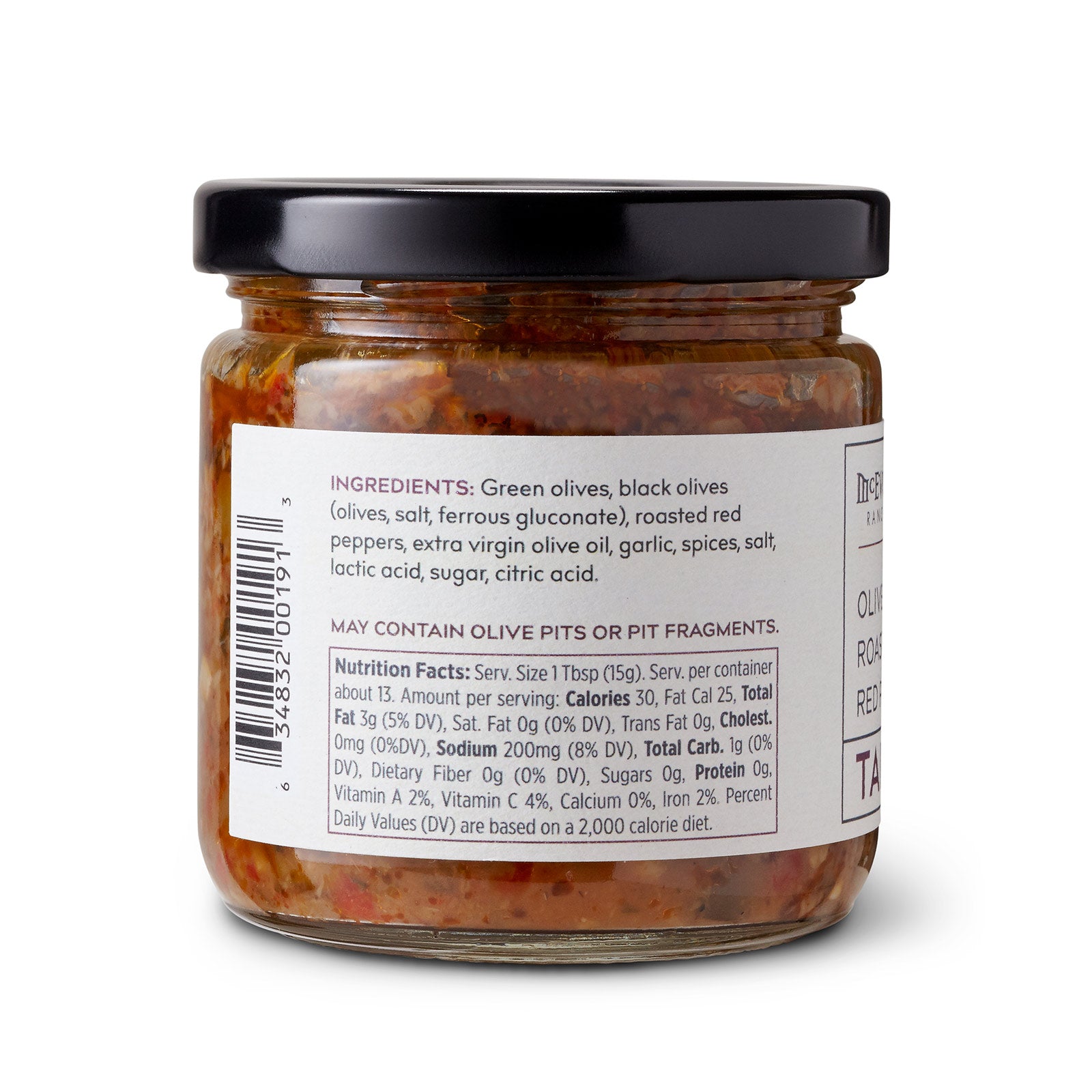 Olive & Roasted Red Pepper Tapenade