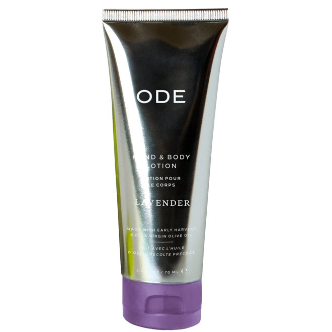 lavander body lotion in a tube