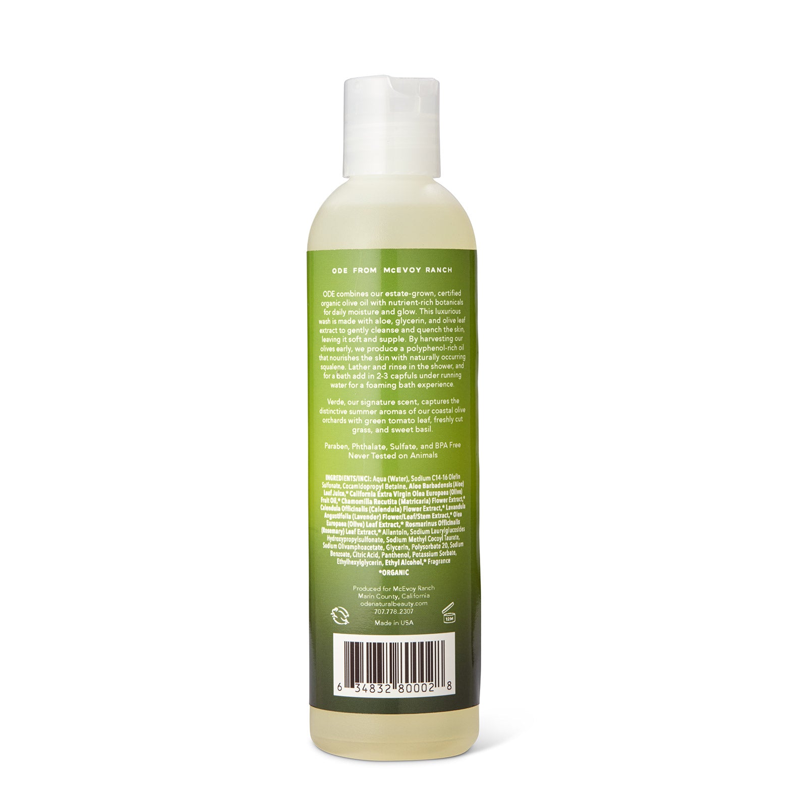 Verde Bath and Shower Gel 8 oz