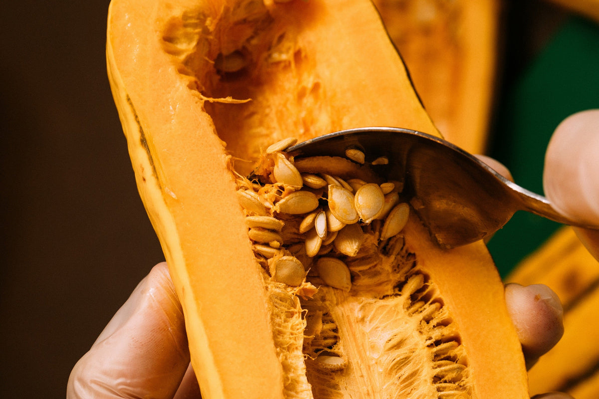 Roasted Delicata Squash with Rosemary Brown Butter & Hazelnuts