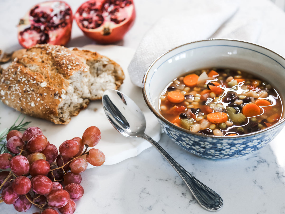 Jalapeño Olive Oil Black Bean Soup