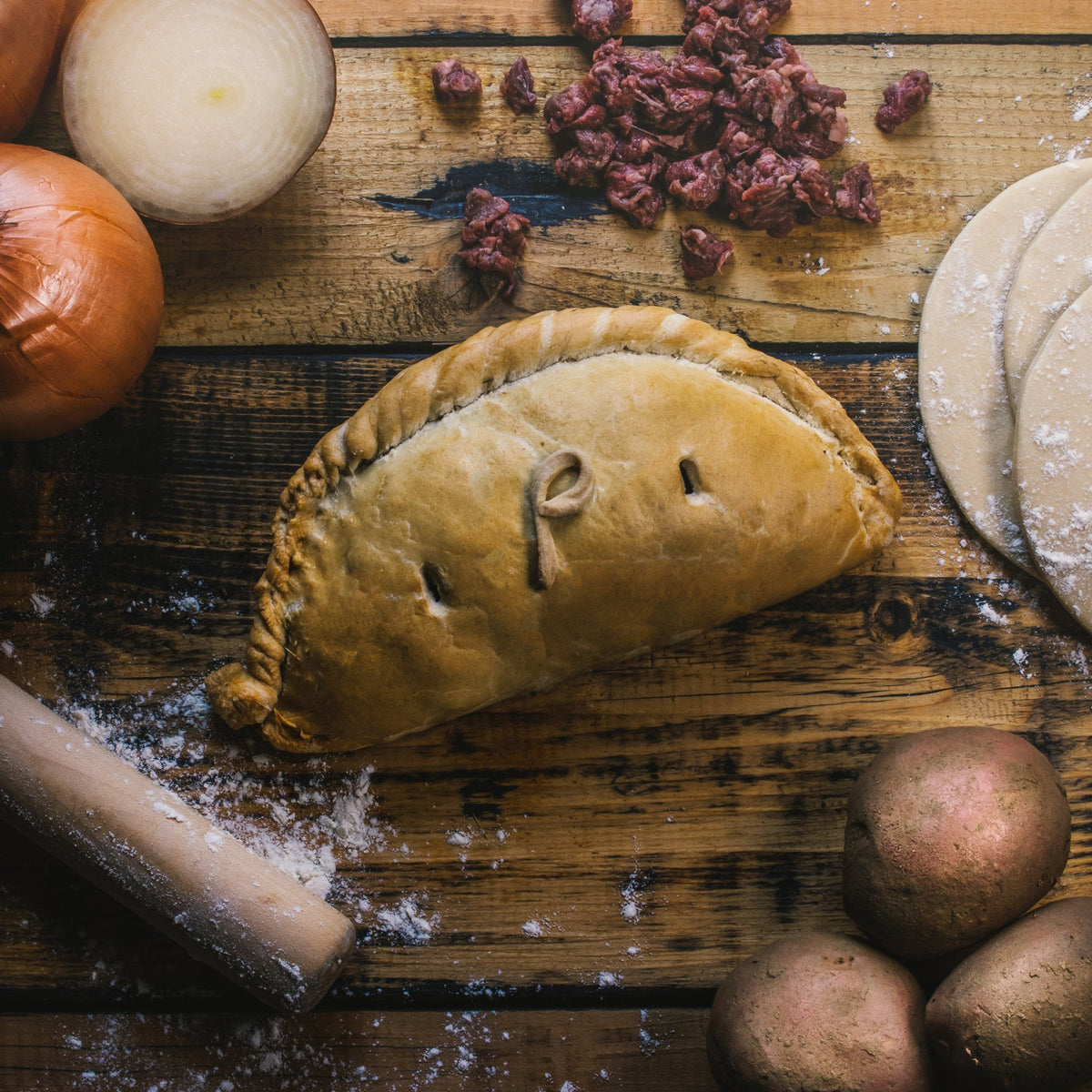 Beef and Mushroom Hand Pie