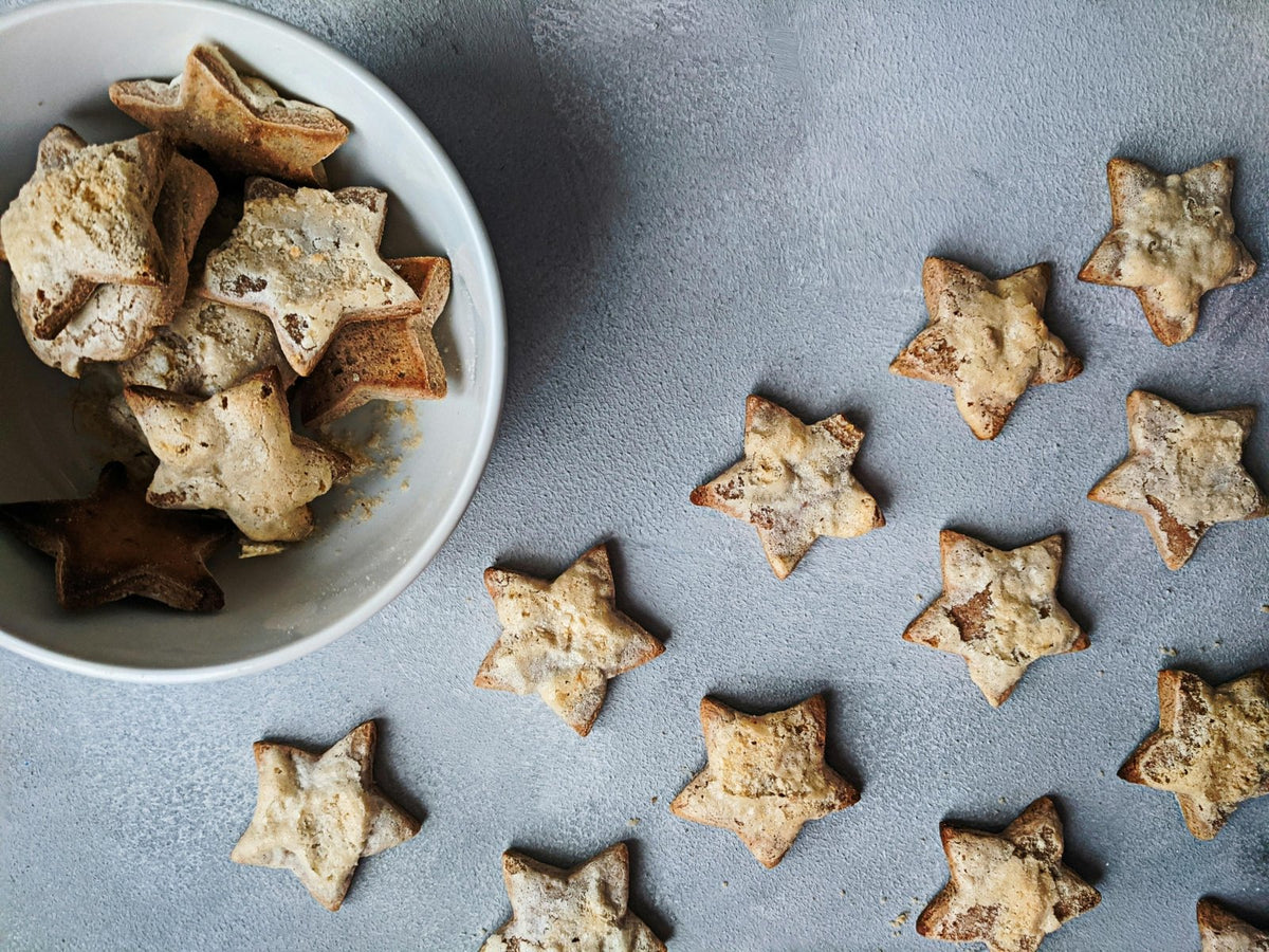 Fennel and Olive Oil Tapenade Cookie Stars