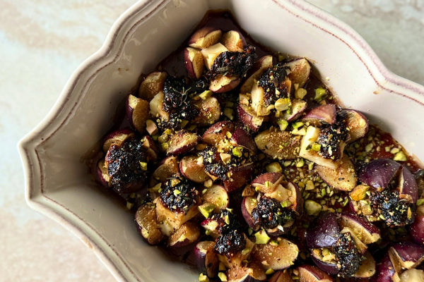 Feta Stuffed Figs with McEvoy Ranch Fig Bruschetta
