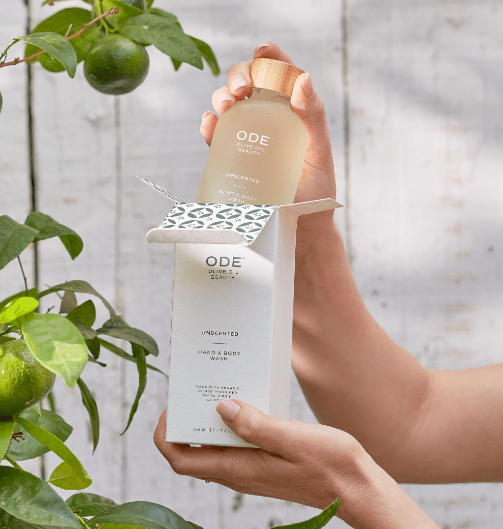 ODE Olive Oil Body Care, Reimagined