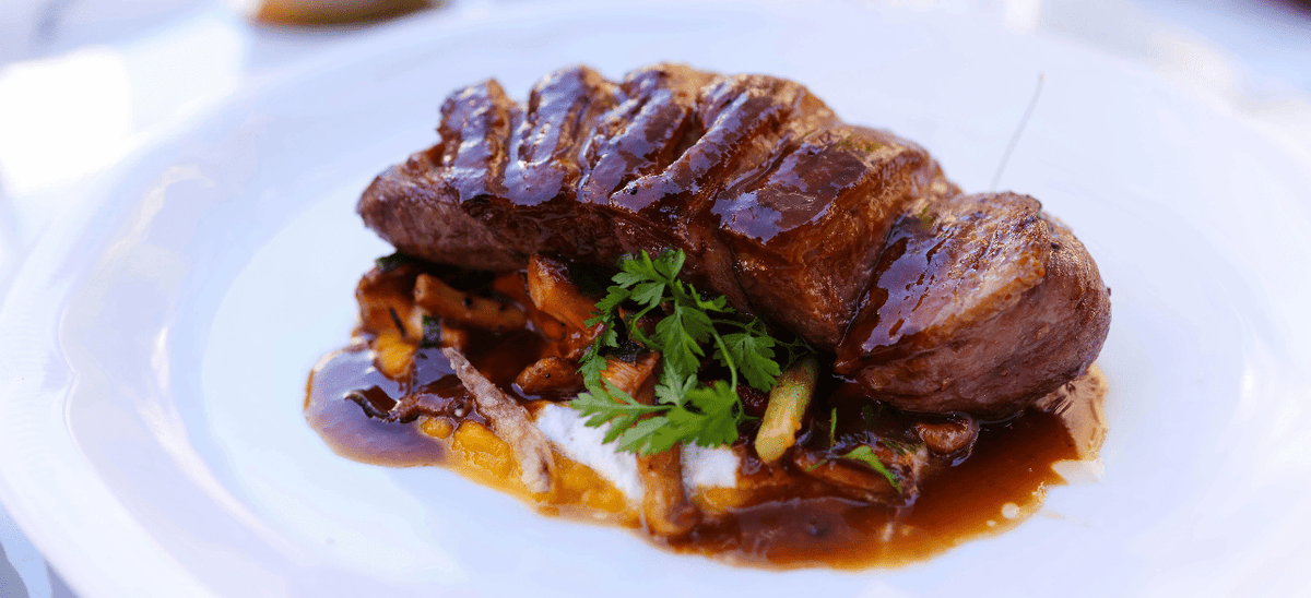 Pan Seared Steak with Red Wine Pan Sauce