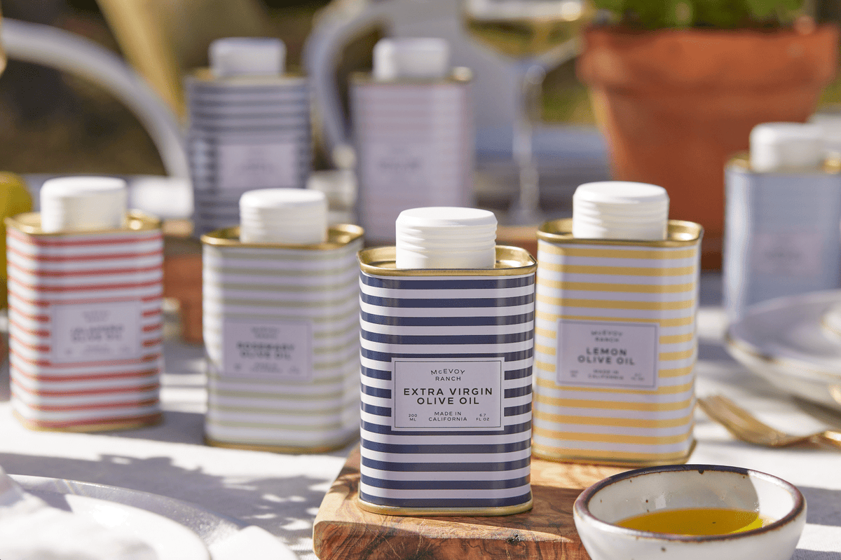 Why McEvoy Ranch Put Olive Oil in Striped Tins