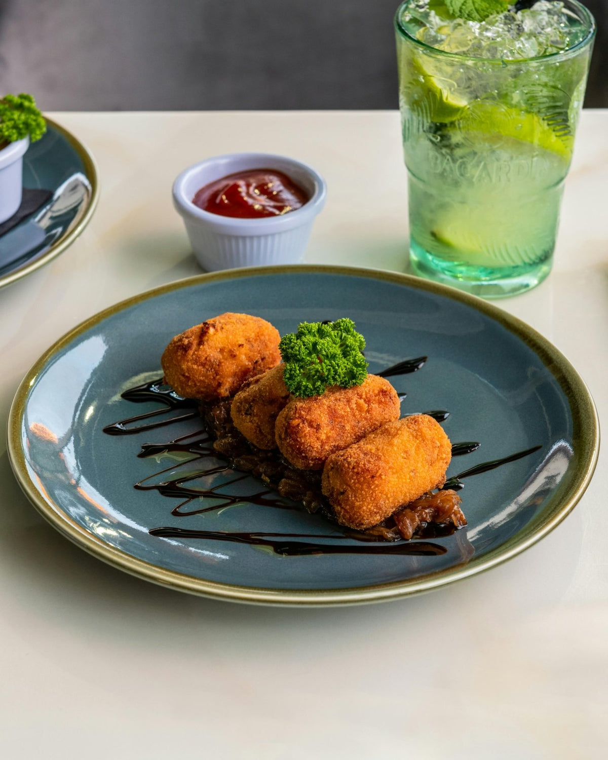 Croquetas de Bacalao with Jalapeño Olive Oil Aioli