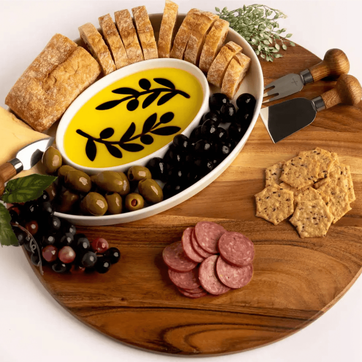 Olive Oil & Vinegar Dipping Platter - McEvoy Ranch
