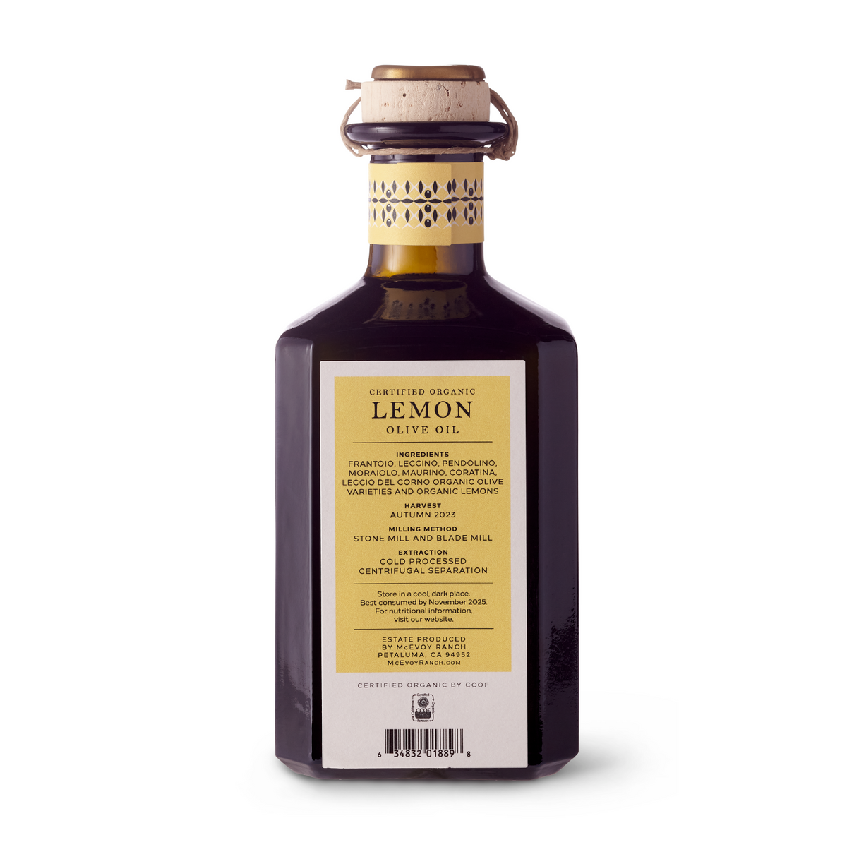 Organic Lemon Olive Oil 375 ML