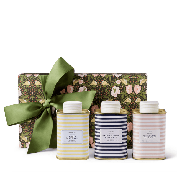 Stripes Olive Oil Trio Gift Set: Morning Song