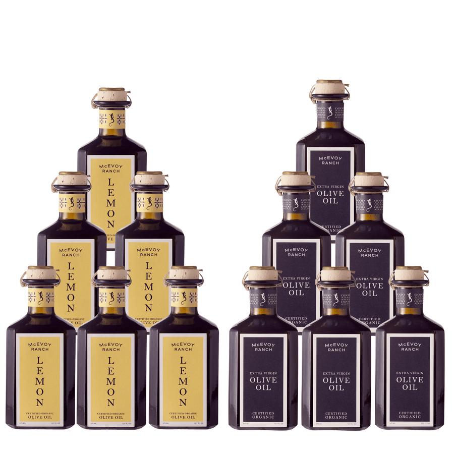 Organic EVOO & Lemon Olive Oil Case