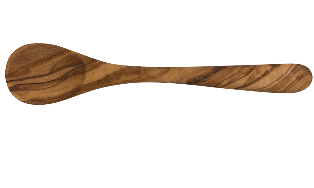 olive wood condiment spoon 4 inches
