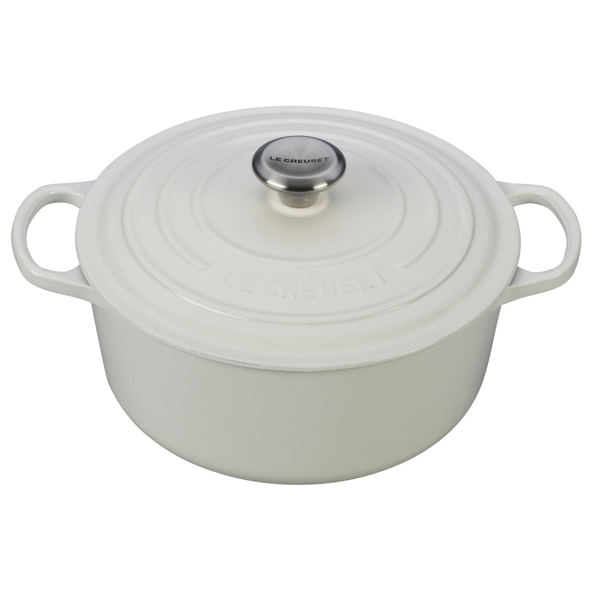 Le Creuset Round Dutch Oven - White 5.5 qt.