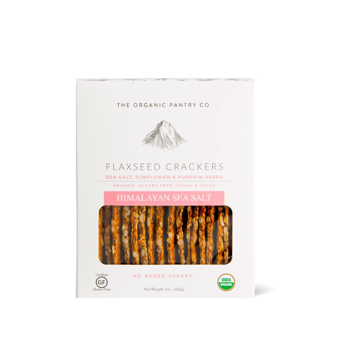 The Organic Pantry Himalayan Sea Salt Flaxseed Crackers 5 OZ - Gluten-Free