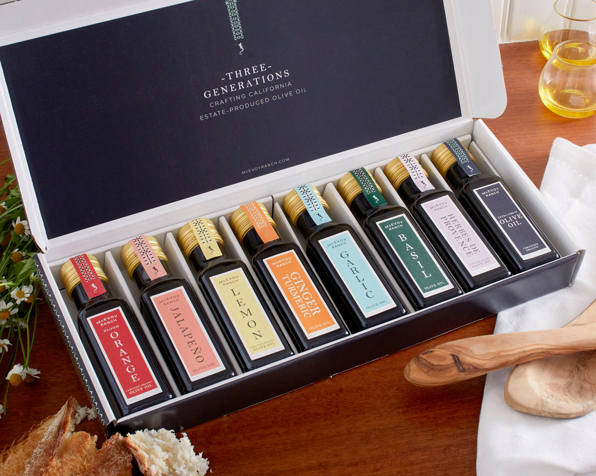 8-Piece Olive Oil Tasting Gift Pack