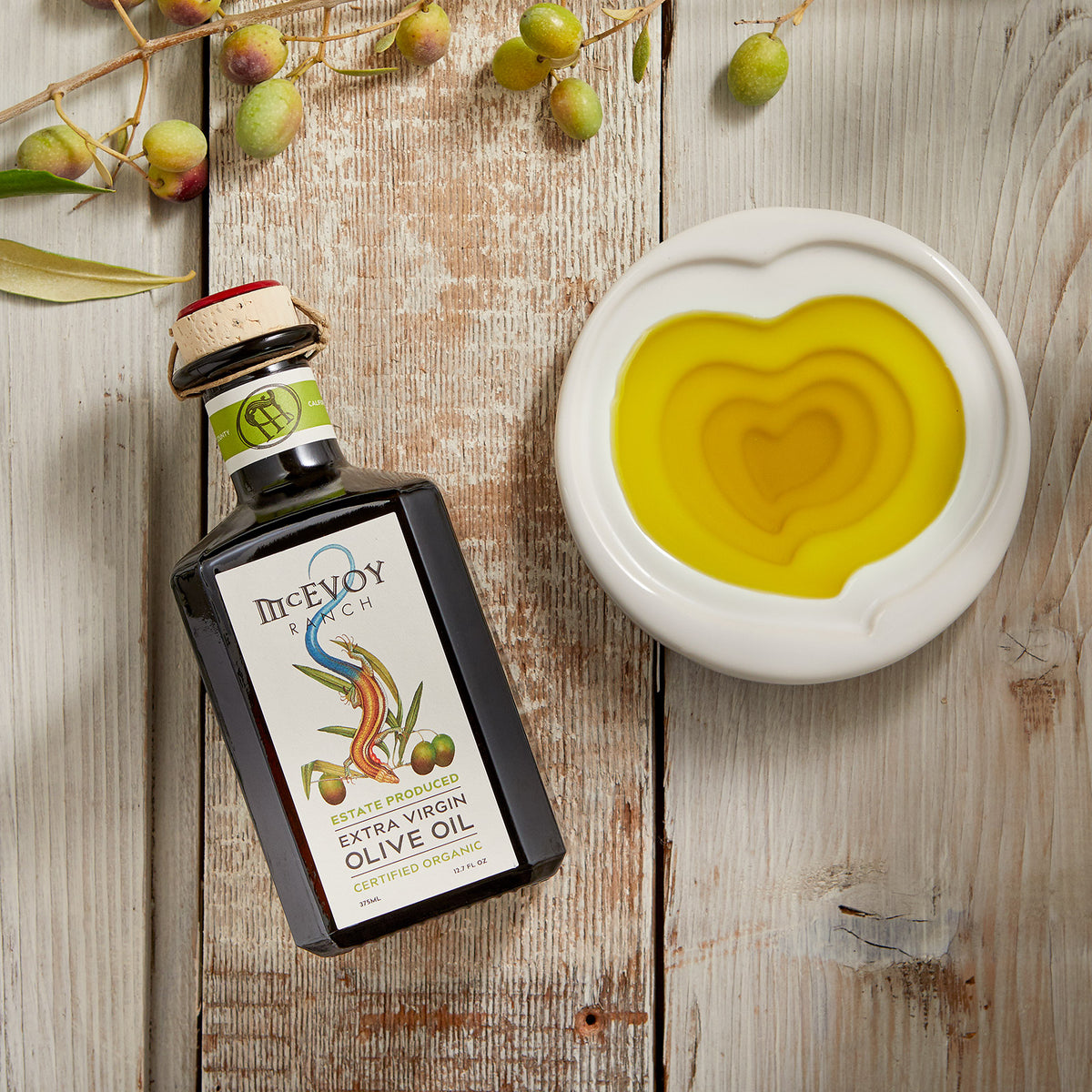 Heart Olive Oil Dipping Dish