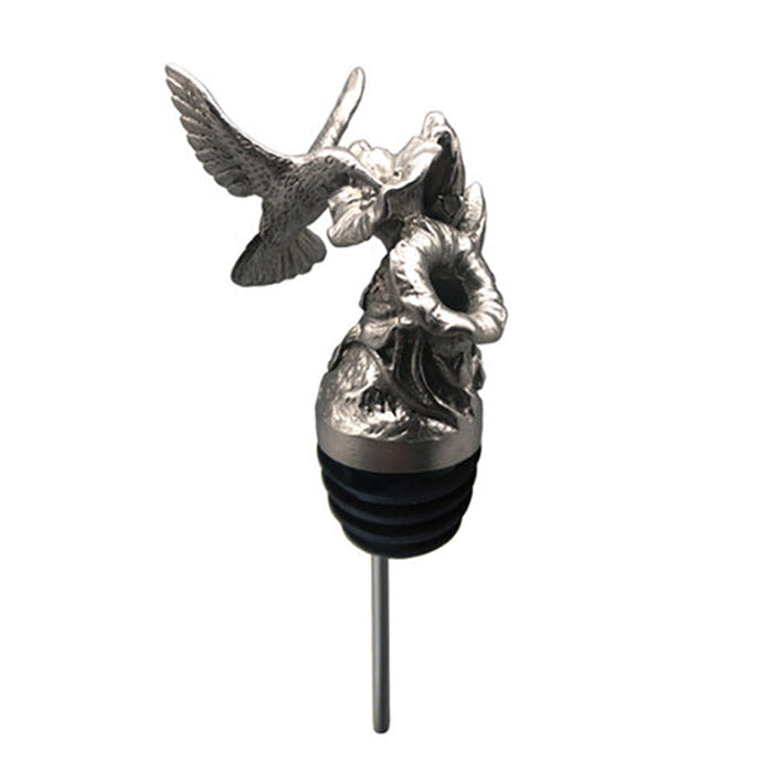 Silver Hummingbird Pourer