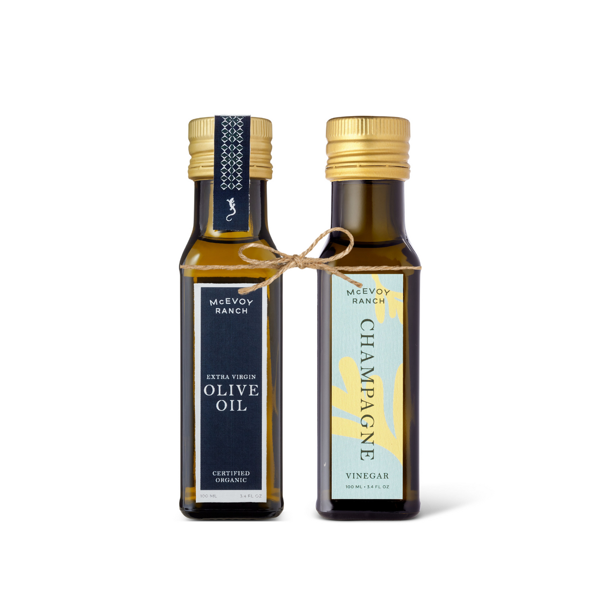 Organic EVOO &amp; Champagne Vinegar Bundle
