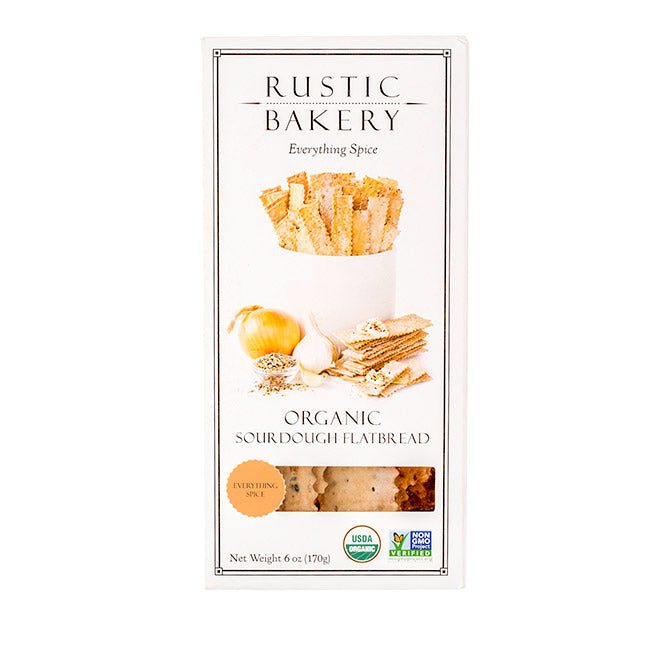 Rustic Bakery Everything Spice Flatbread Crackers