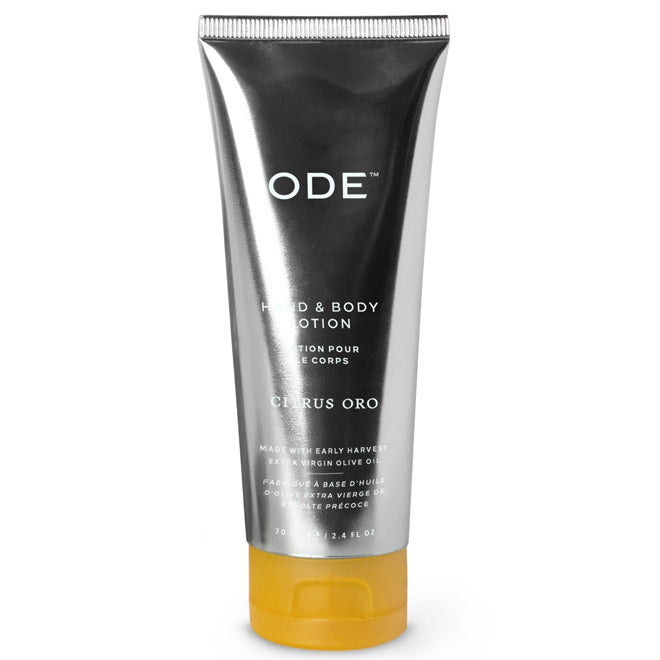 citrus body lotion in a tube