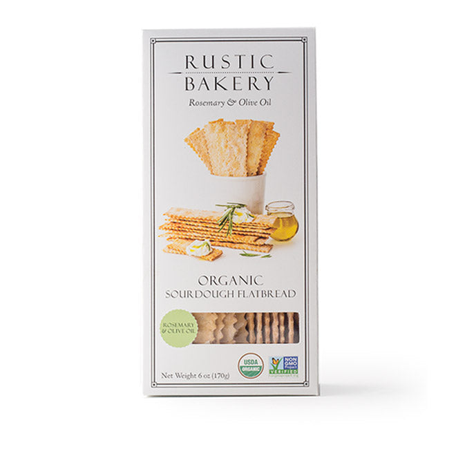 Rustic Bakery Rosemary and Olive Oil Flatbread Crackers